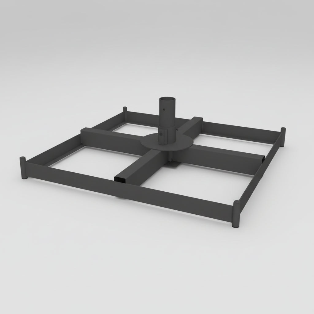 Bahama Pure | Bodenbefestigung Stahlkassetten-Rahmen