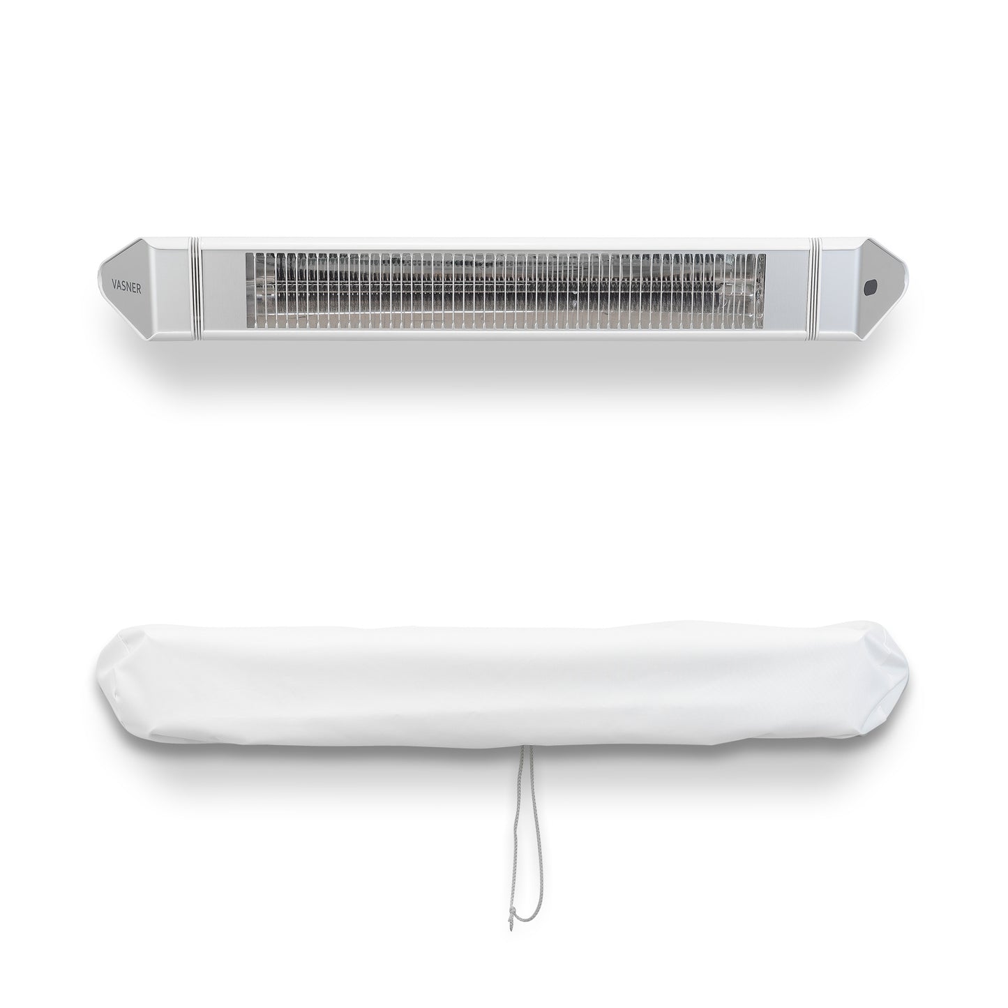 VASNER AirCape Schutzhülle weiß - deutsche Qualität für zuverlässigen Terrassenstrahler-Schutz