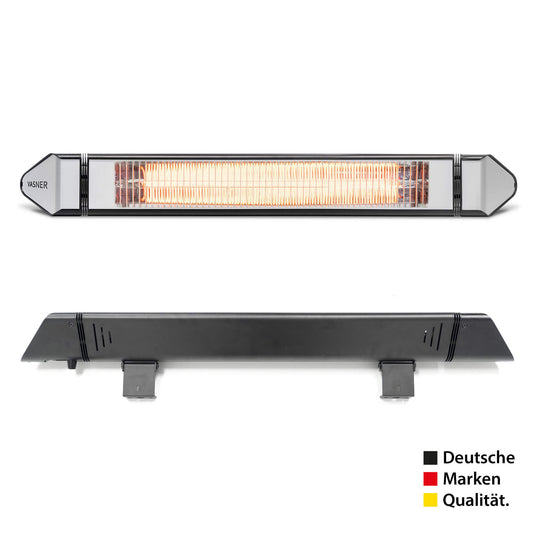 VASNER Teras 25 Basix Carbon-Heizstrahler - IP65 Schutz für effiziente Infrarotwärme