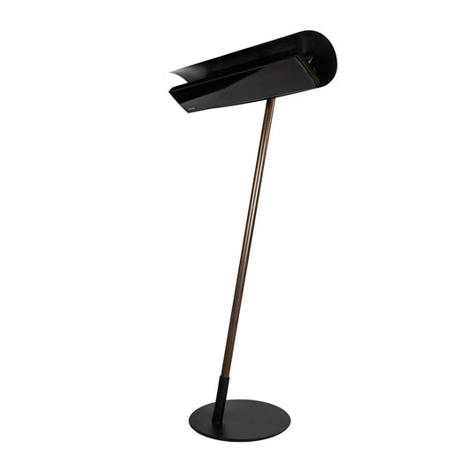 Heatscope FREE STATIV Holzoptik schwarz - mobile Standlösung für Spot und Vision Heizstrahler