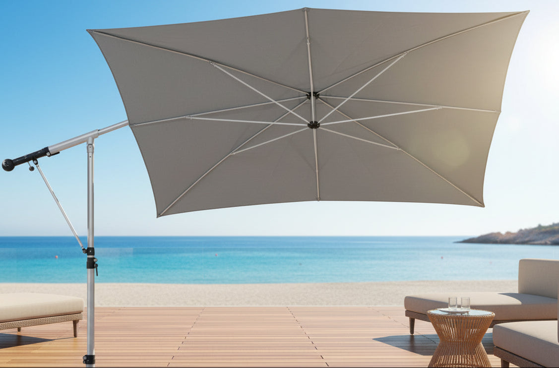 May Mezzo rechteckiger Sonnenschirm - praktischer Komfort für jeden Garten