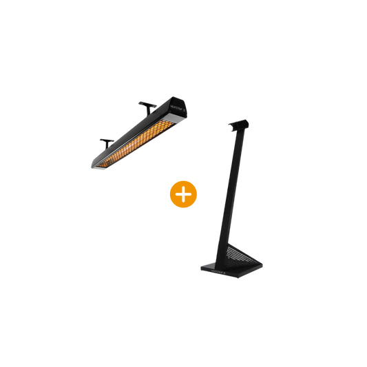 HEATSTRIP Intense Elektrische Terrassenheizung 2200 watt mit Ständer