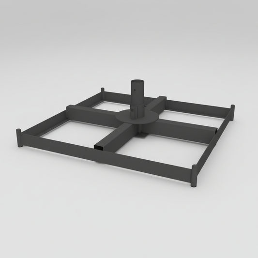 Bahama Pure | Bodenbefestigung Stahlkassetten-Rahmen