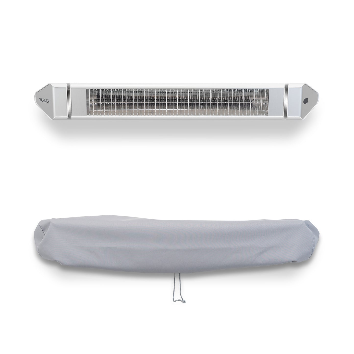 VASNER AirCape Schutzhülle lichtgrau - atmungsaktive Outdoor-Abdeckung für Terrassenstrahler
