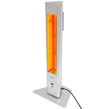 VASNER HeatTower silber - maximale Flexibilität für Garten und Terrasse
