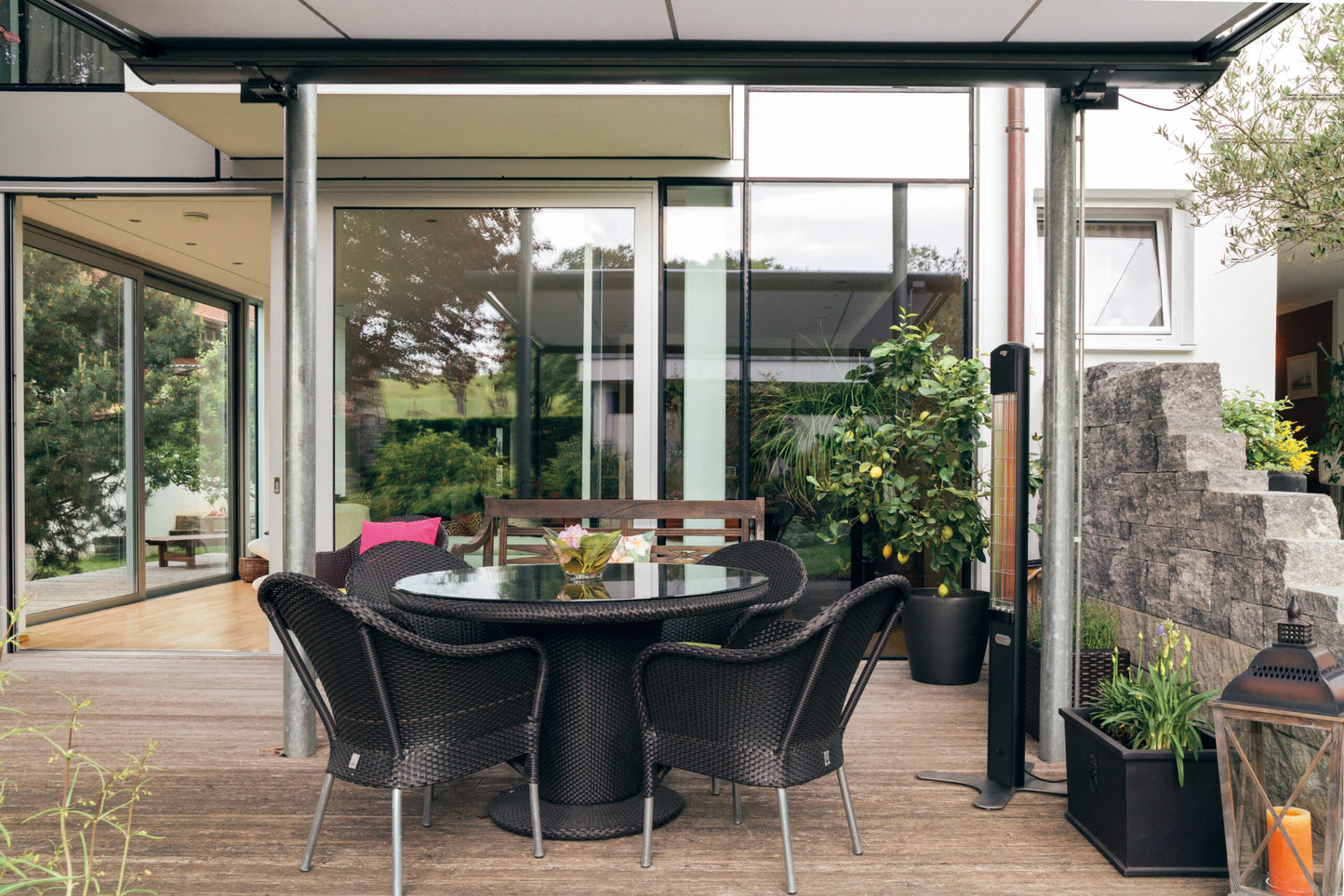 ExtremeLine Heattower Heizstrahler in Schwarz 2700W