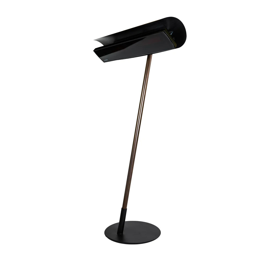 Heatscope FREE STATIV Holzoptik schwarz - mobile Standlösung für Spot und Vision Heizstrahler
