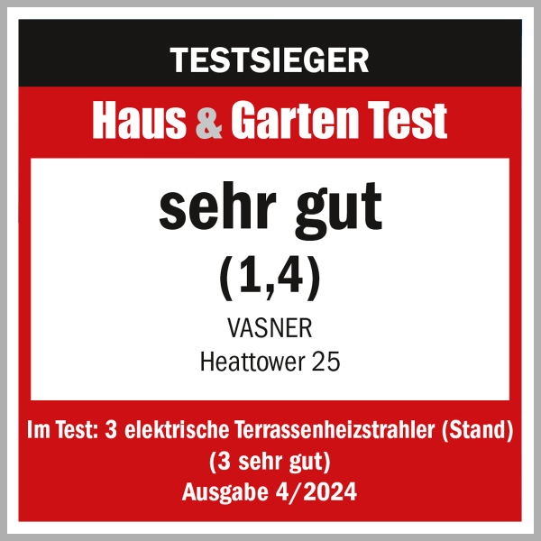 VASNER HeatTower Haus & Garten Test - beste Wahl für Outdoor-Heizung
