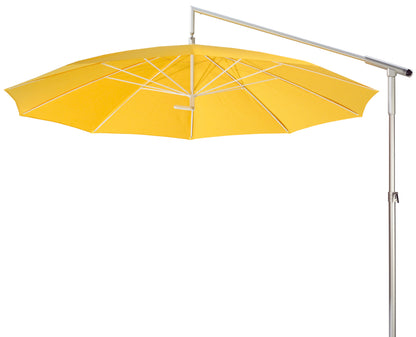 May Dacapo Ampelschirm rund gelb - Höhenverstellung mit praktischer Gasfeder
