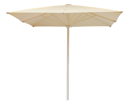 May Filius Sonnenschirm rechteckig 2,5x2,5m elfenbein - kompakter Gastronomieschirm
