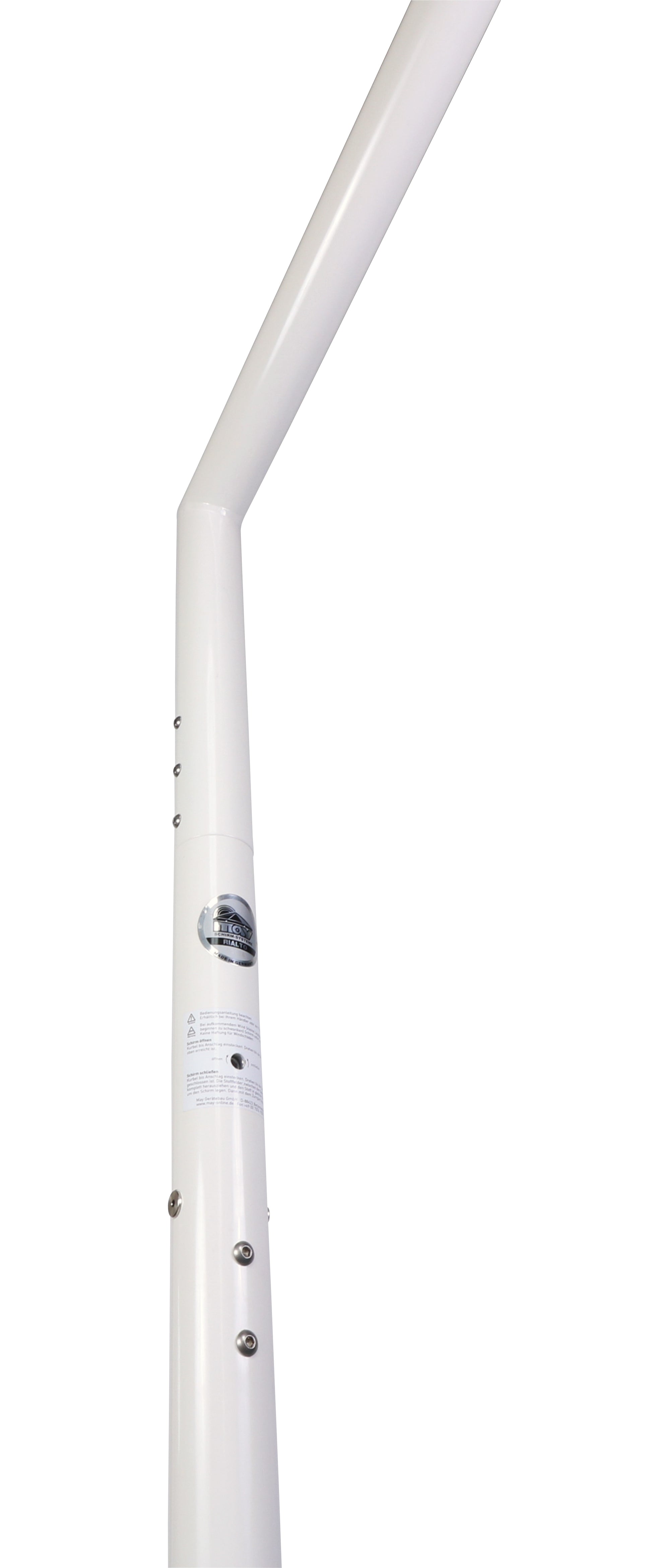 May Rialto Einzelgestell - stabiler Mast für langlebigen Sonnenschutz
