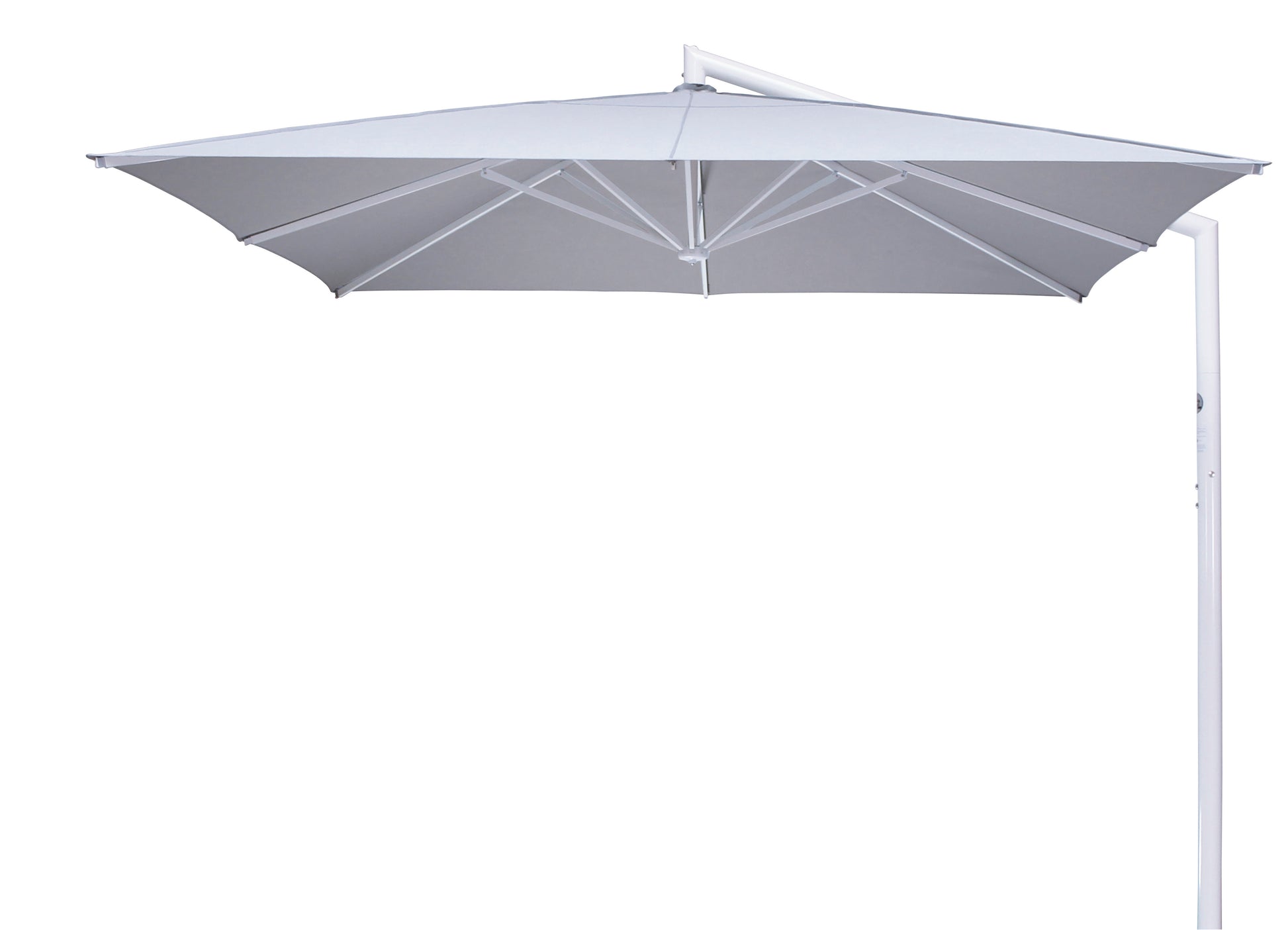 May Rialto Sonnenschirm quadratisch 3x3m - robuster Gastronomieschirm für Restaurants und Hotels
