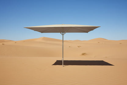 May Schattello Gastroschirm rechteckig 4x6m vanille - optimale Schattenfläche für Restaurants
