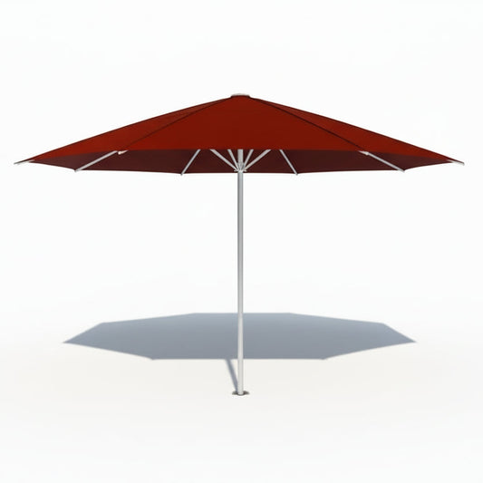 May Schattello Sonnenschirm rund 6m weinrot - professioneller Gastronomieschirm mit UV-Schutz
