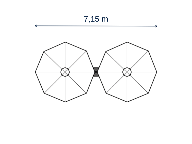 Prostor P6 - Ampelschirm 1-4 Schirme