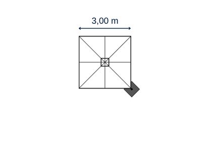 Prostor P6 - Ampelschirm 1-4 Schirme