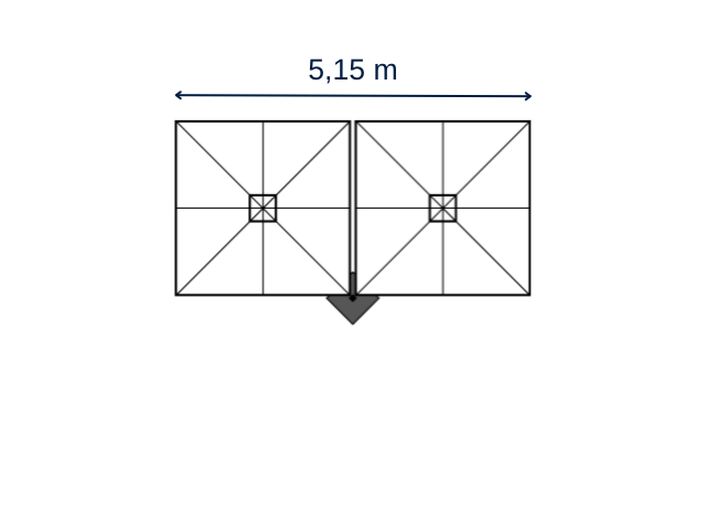 Prostor P6 - Ampelschirm 1-4 Schirme