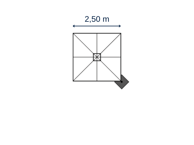 Prostor P6 - Ampelschirm 1-4 Schirme