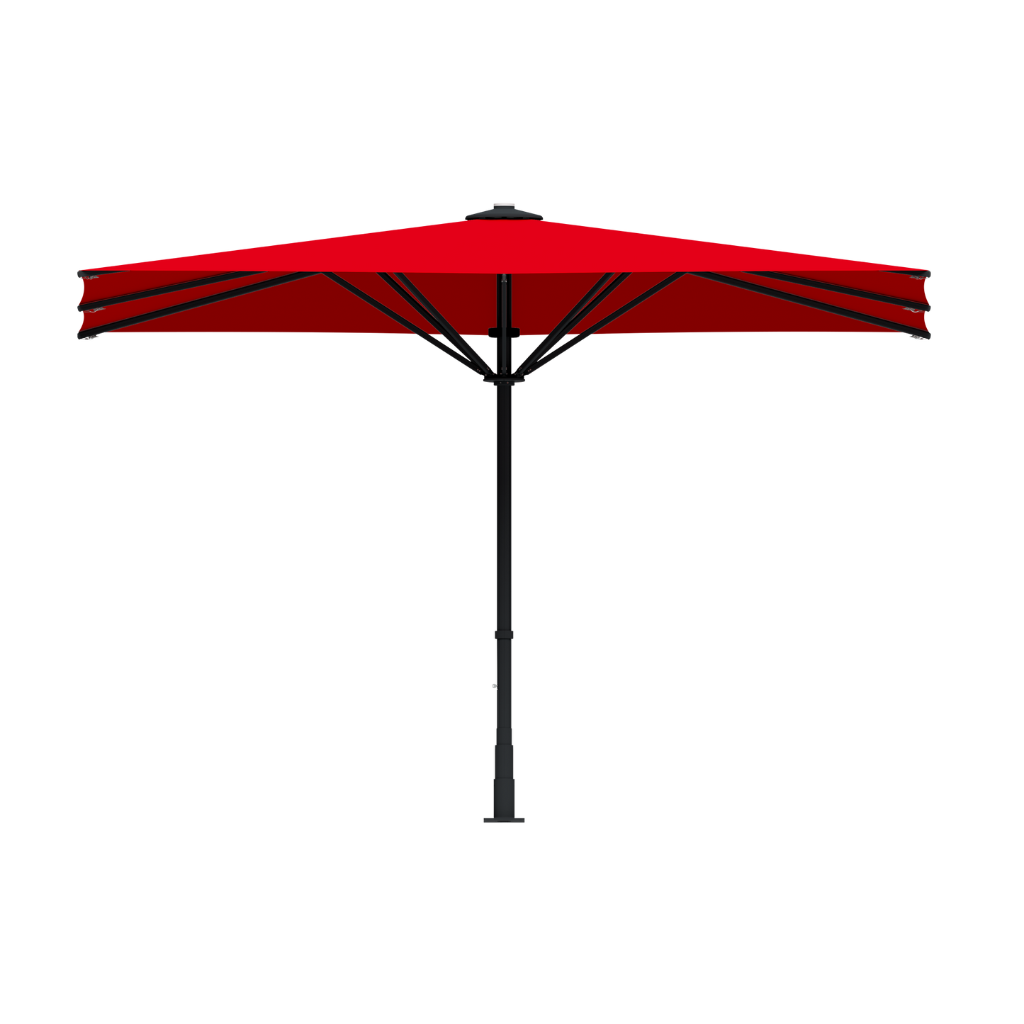 Bahama Pure Sonnenschirm quadratisch - puristisches Design mit professioneller Qualität
