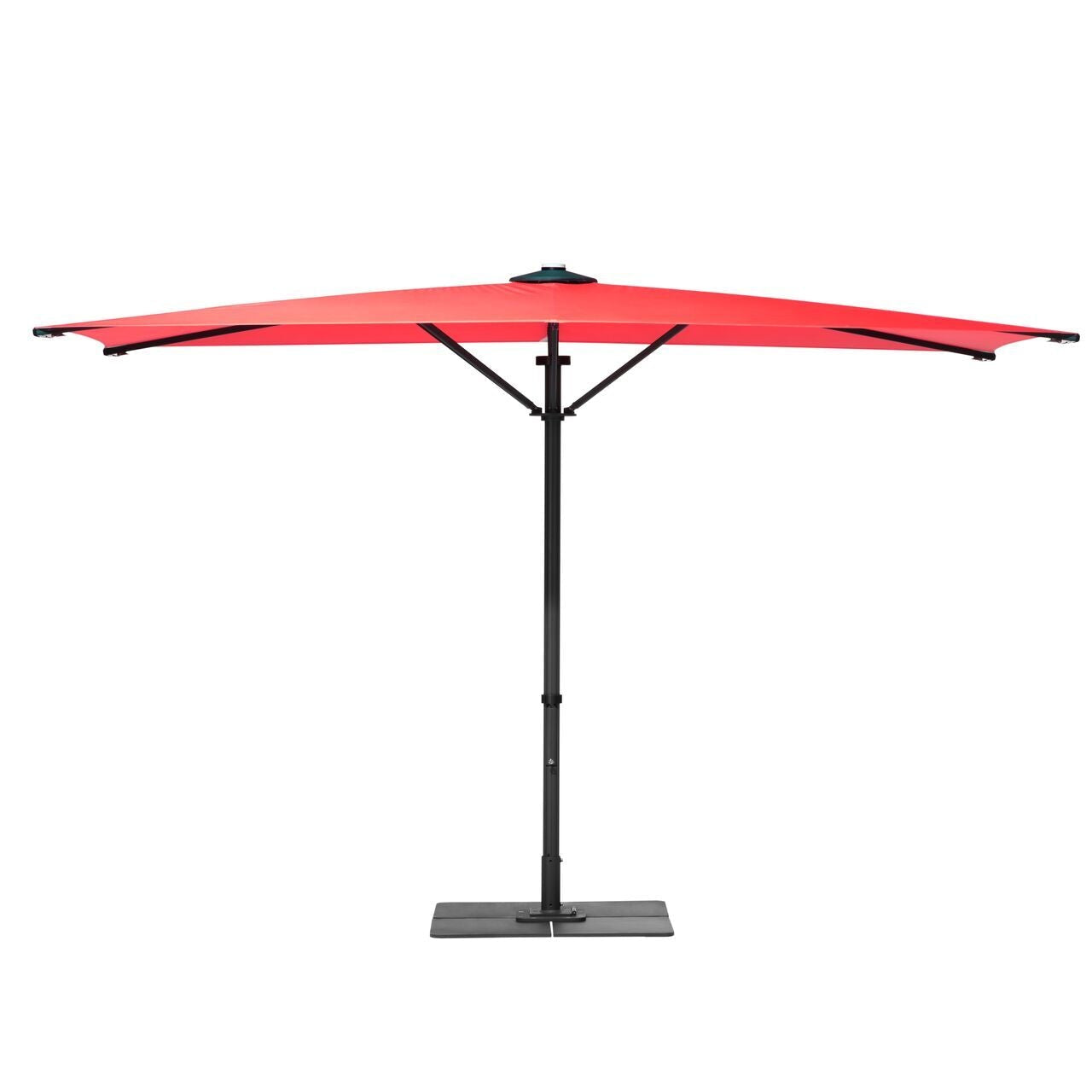 Bahama Pure Sonnenschirm rechteckig tomate - minimalistisches Design mit UV-Schutz
