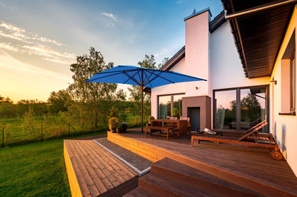 Bahama Pure Sonnenschirm mitternacht - eleganter UV-Schutz für Garten und Terrasse
