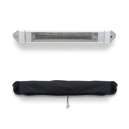 VASNER AirCape Schutzhülle schwarz - wasserdichte Abdeckung für Wand- und Deckenheizstrahler
