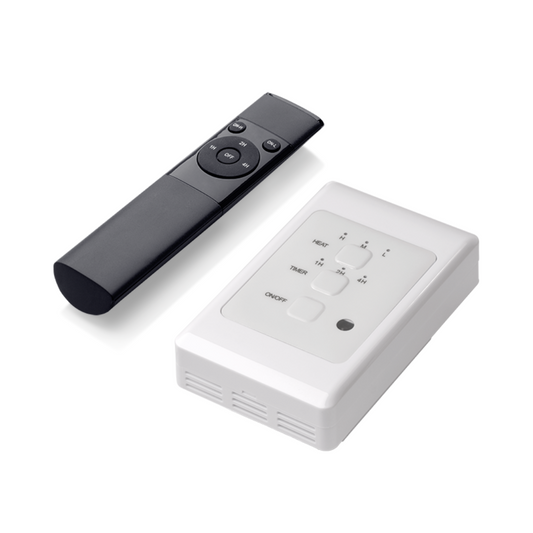 HEATSTRIP Fernbedienung und Zeitschalter - 4 Timer-Einstellungen und Dimmschalter für Intense, Elegance und Max
