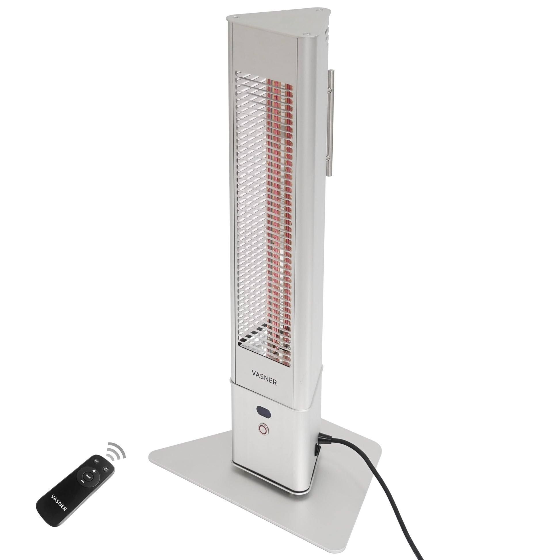 VASNER HeatTower Mini silber - flexible Wärme genau dort wo Sie sie brauchen
