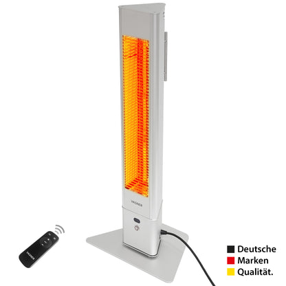 VASNER HeatTower Stand-Heizstrahler 2500 W Silber
