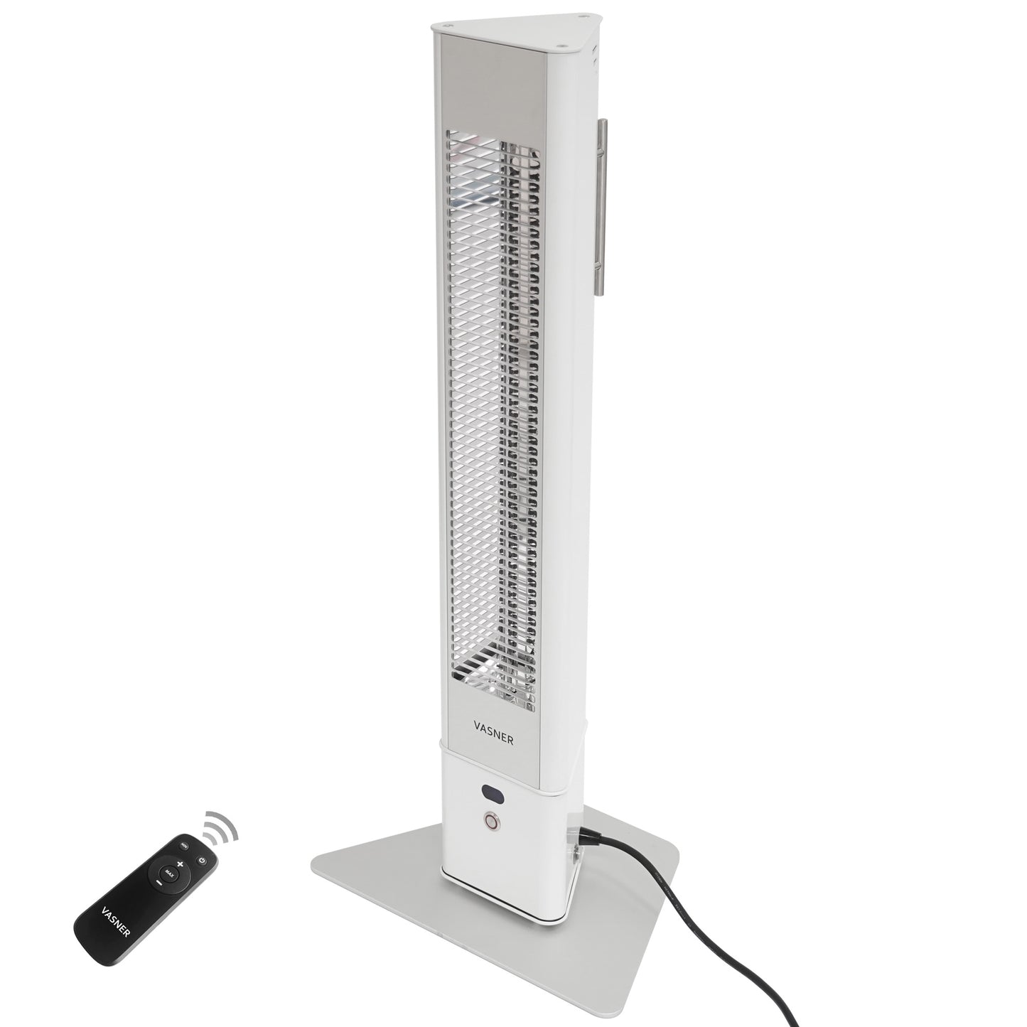 VASNER HeatTower weiß - komfortable Steuerung per Fernbedienung
