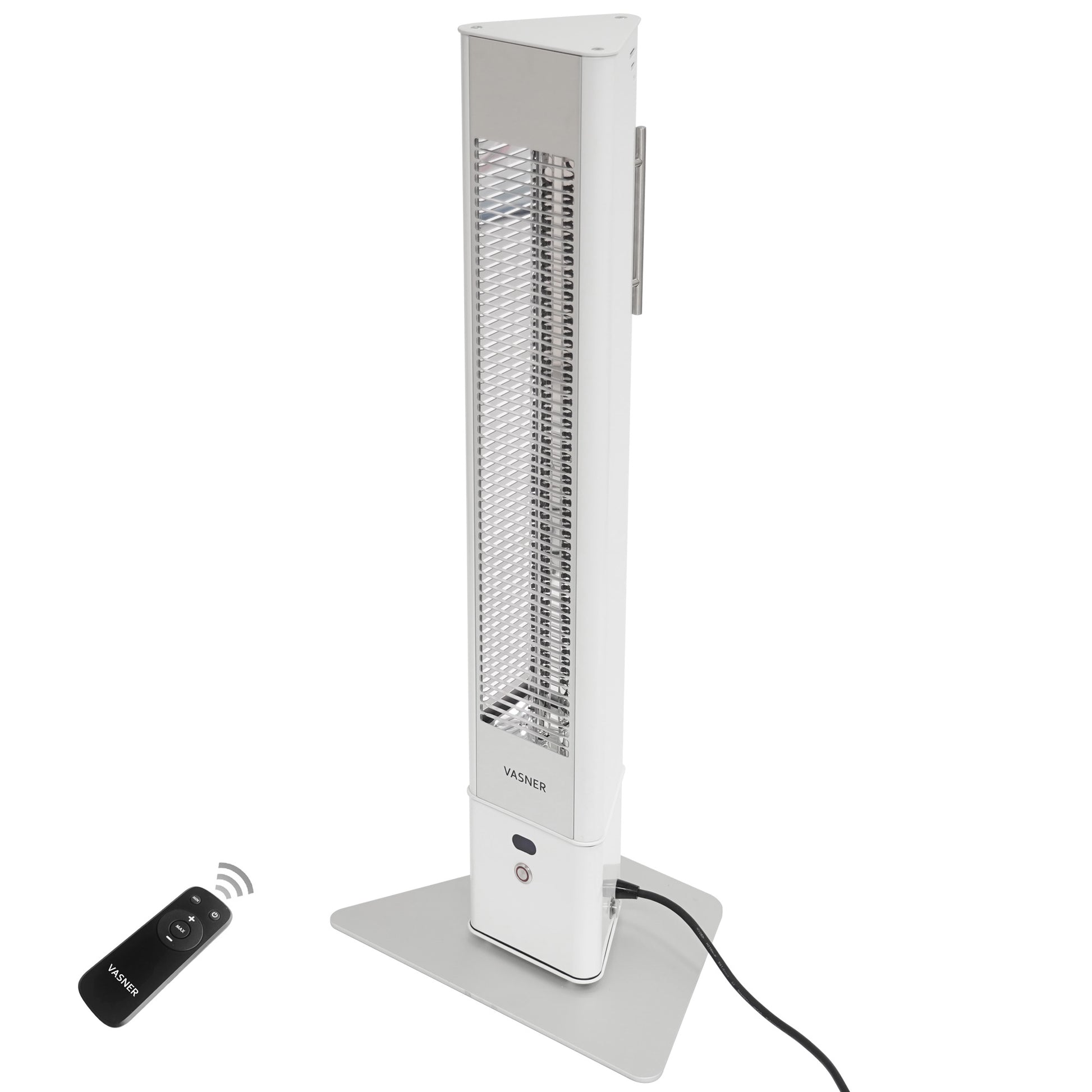 VASNER HeatTower weiß - komfortable Steuerung per Fernbedienung
