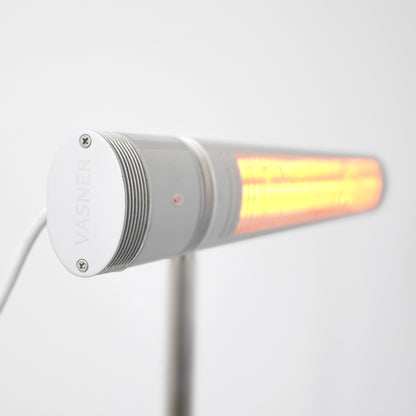 VASNER SlimLine X20 Frontansicht - schlanker Terrassenheizstrahler 2000W
