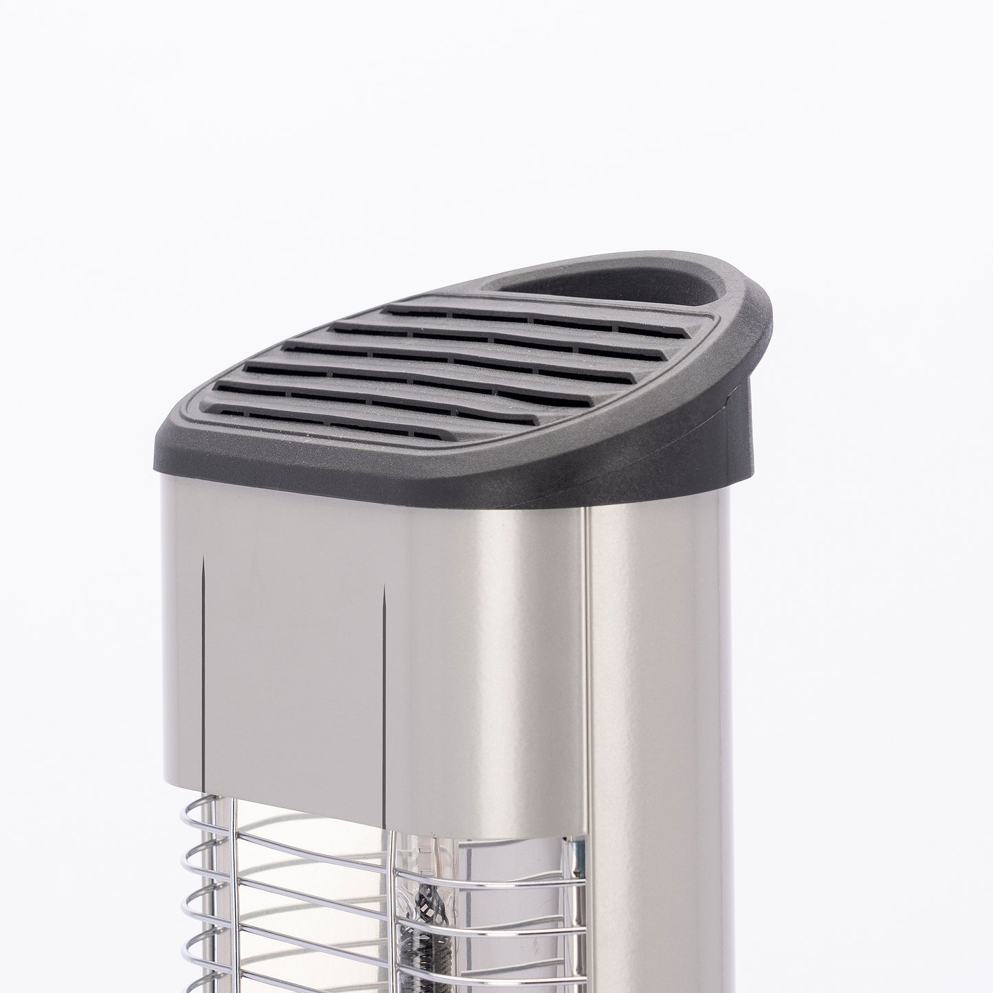 VASNER StandLine 23R silber-grau - vertikale Carbon-Röhre für schnelle Wärme
