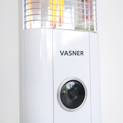 VASNER StandLine 23R Frontansicht - vertikale Carbon-Röhre für Rundum-Wärme
