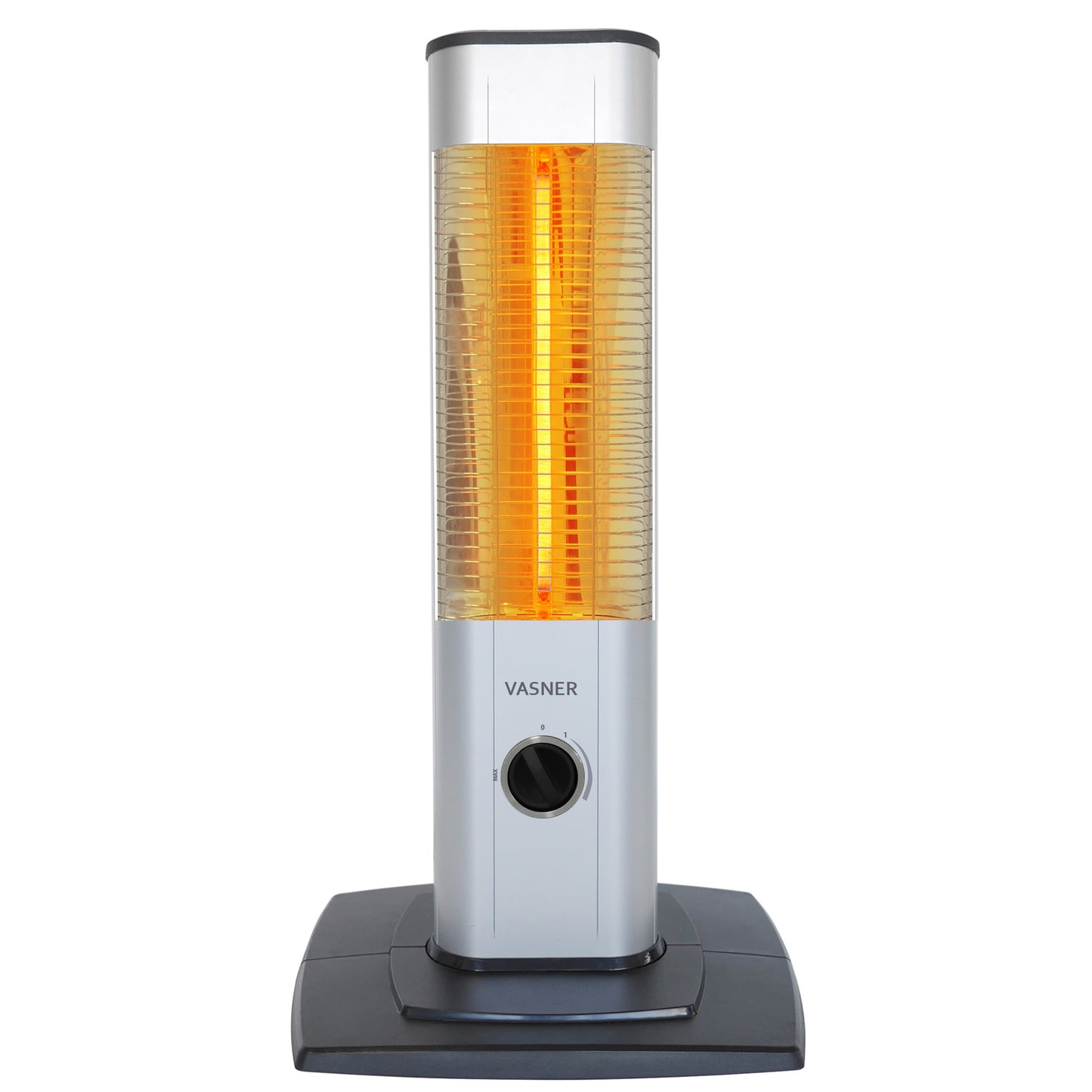 VASNER StandLine Mini 15 silber - eleganter sicherer Wärmeschutz für kalte Tage
