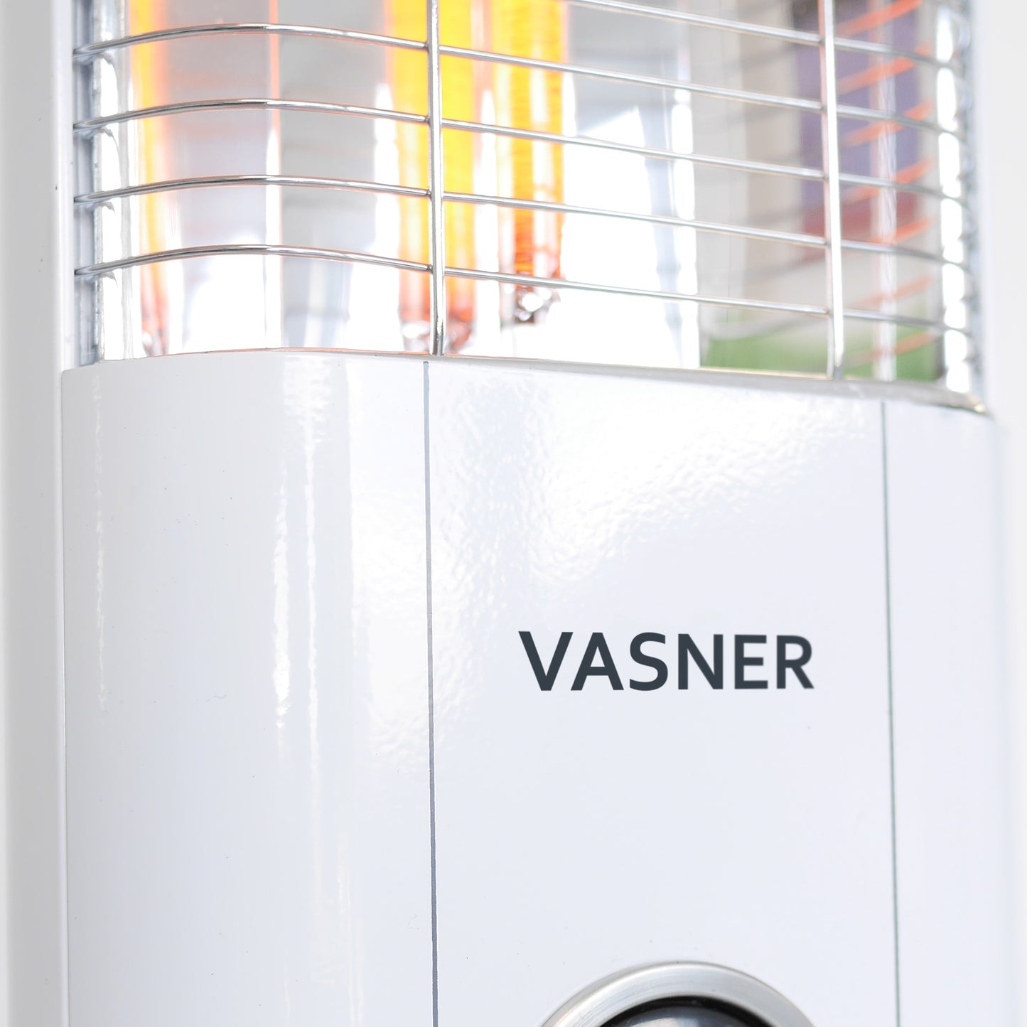 VASNER StandLine Mini 15 weiß - gezielte Wärme mit integriertem Reflektor

