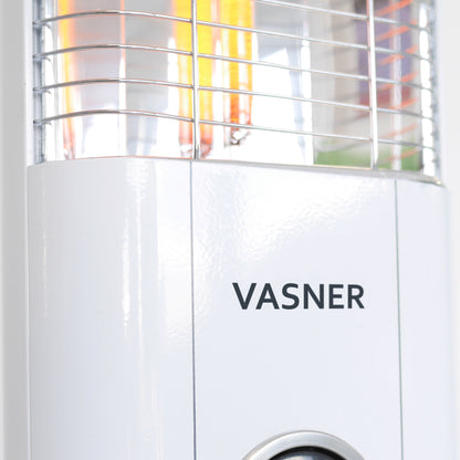 VASNER StandLine Mini 15 weiß - gezielte Wärme mit integriertem Reflektor
