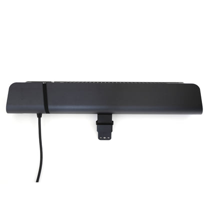 VASNER Teras X20 schwarz Draufsicht - abgerundetes Design für Terrasse und Wintergarten
