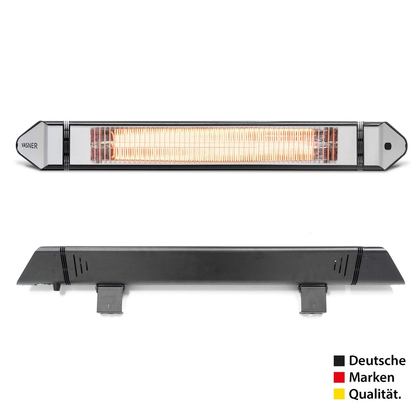 VASNER Teras 25 Terrassenstrahler schwarz - modernes schlankes Design
