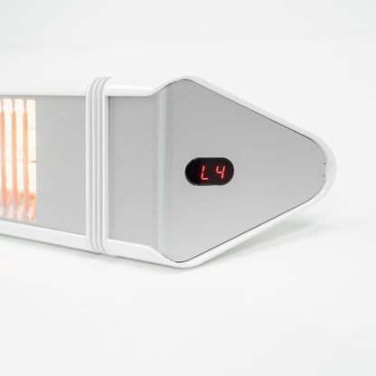 VASNER Teras 25 weiß Seitenansicht - vielseitige Montage an Decke, Wand oder Ecke
