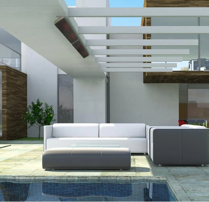 Heatscope Vision Infrarotheizung am Pool - wohlige Wärme für Wintergarten und Terrasse
