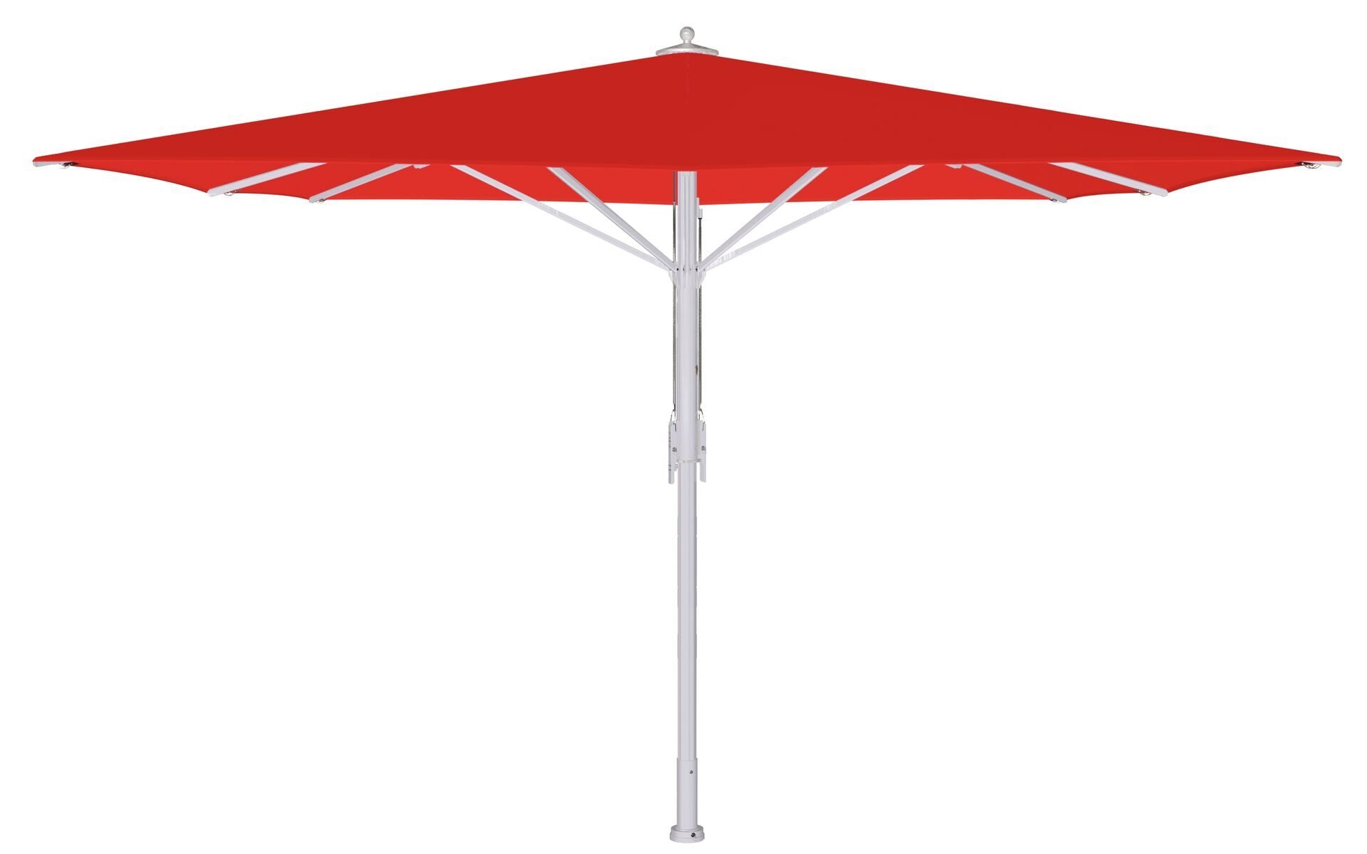 Bahama Jumbrella Gastronomieschirm quadratisch - elegantes Design für Außenbereiche
