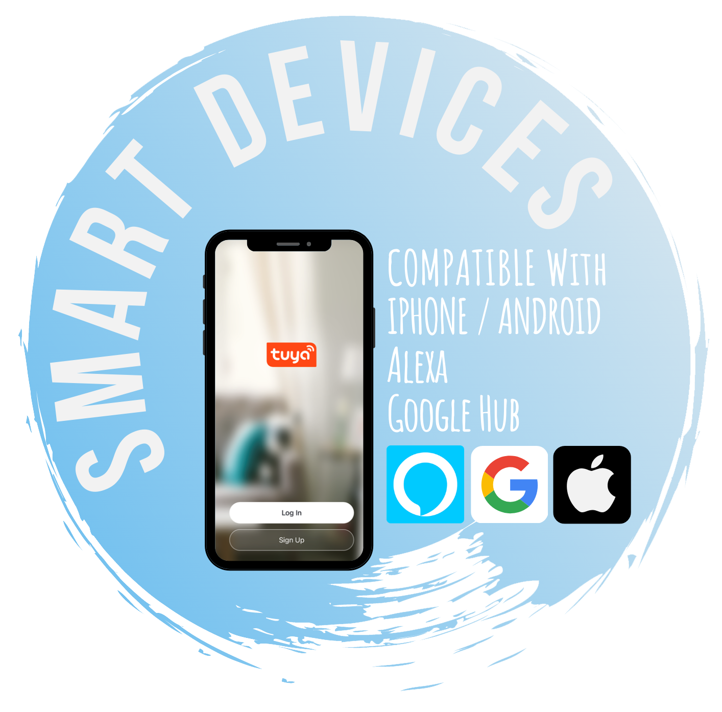 HEATSTRIP Smart App Steuerung - WiFi-Heizung kompatibel mit Alexa und Google Hub
