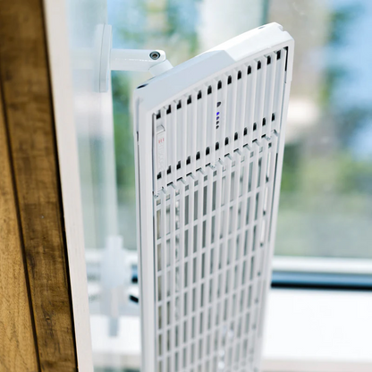 Heatscope Spot Infrarotheizung weiß - eleganter Terrassenstrahler für mittlere bis große Flächen
