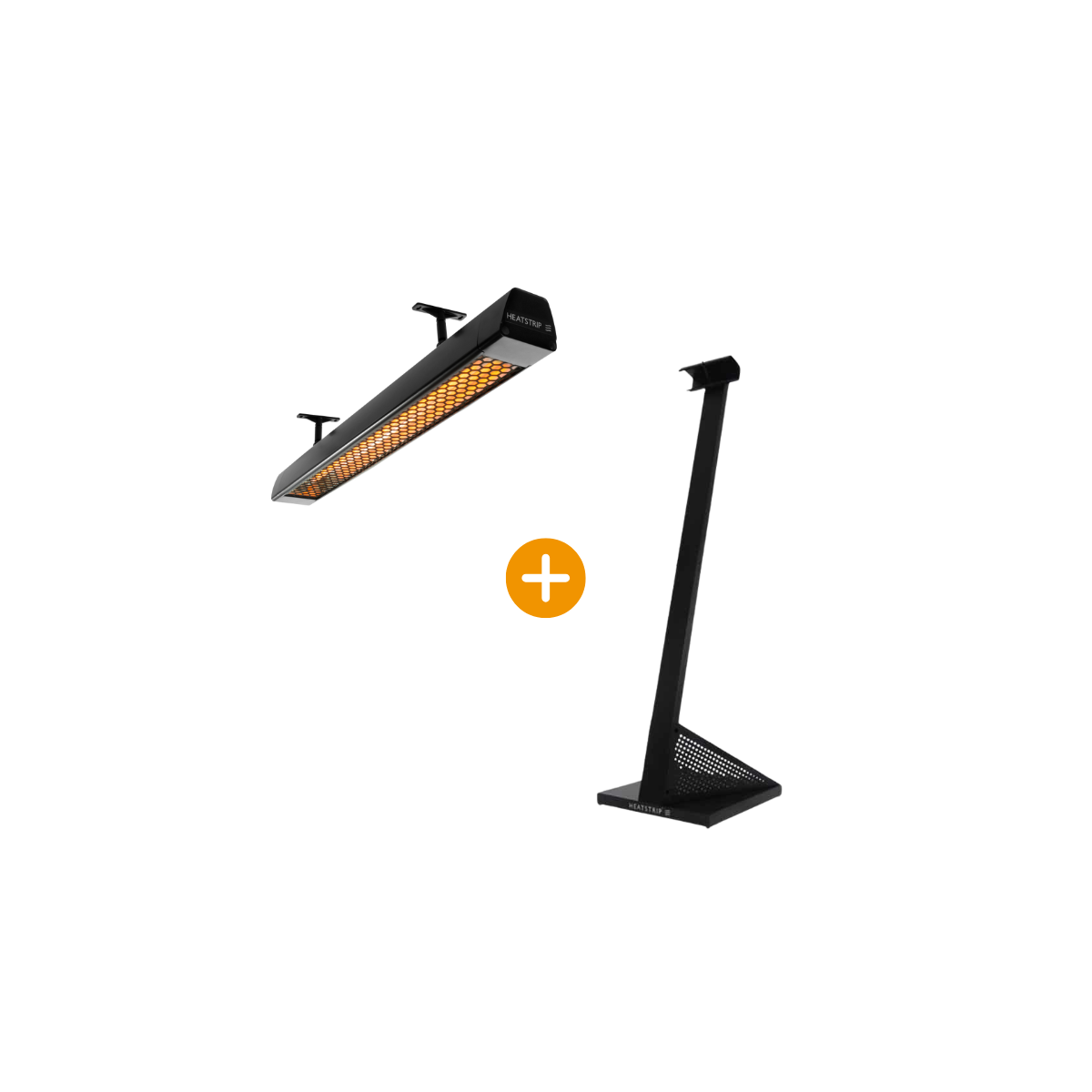 HEATSTRIP Intense Elektrische Terrassenheizung 2200 watt mit Ständer